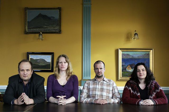 Auður Jónsdóttir, Snorri Ásmundsson, Ásdís Sif, Davíð Þór, Kristín Anna, Þórarinn, Nei Dorrit!