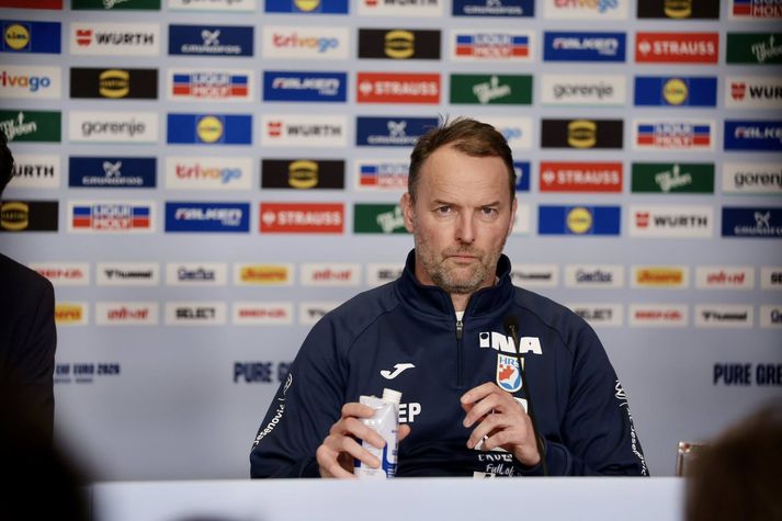 Dagur Sigurðsson skammaði EHF duglega á blaðamannafundi í gær.