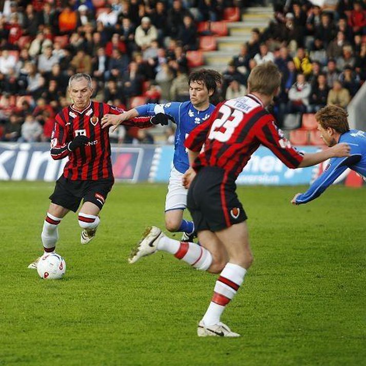 Sinisa Kekic í leik með Víkingi á síðustu leiktíð.