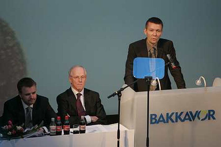 Lýður Guðmundsson, lengst til vinstri. Tilnefndur í stjórn Sampo.