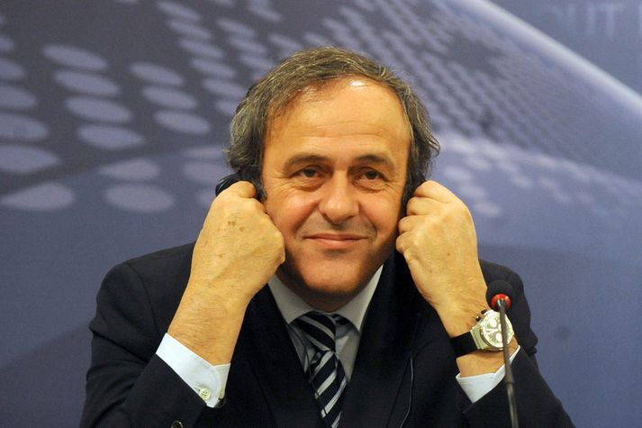 Michel Platini, forseti UEFA.