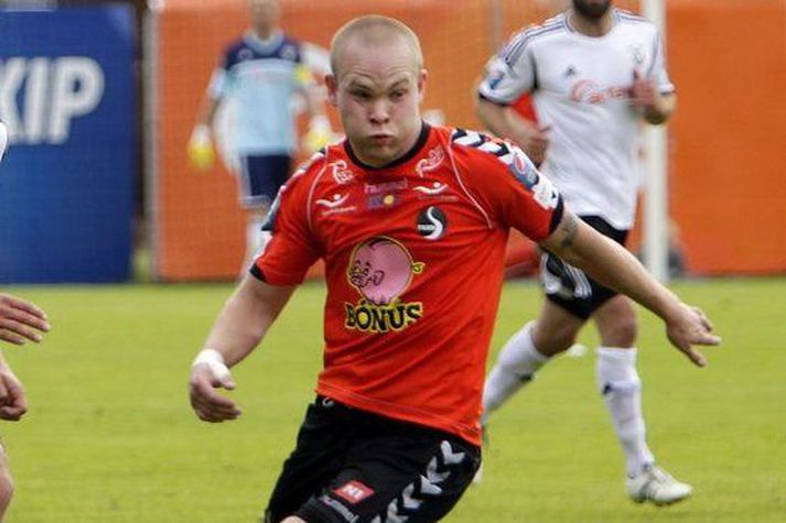 Ásgeir Börkur Ásgeirsson í leik með Fylki