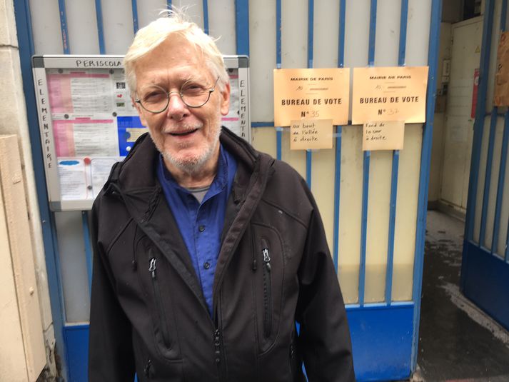 Björn Ólafs greiddi atkvæði í frönsku forsetakosningunum í dag.