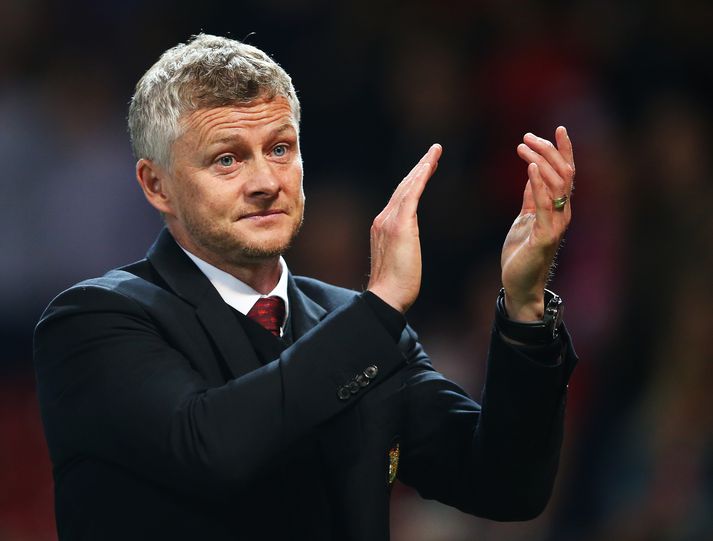 Solskjær þakkar stuðningsmönnum Man. Utd fyrir stuðninginn í gær.