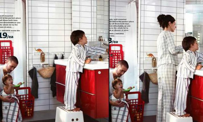 Úr kynningarbæklingi Ikea í Sádí-Arabíu.