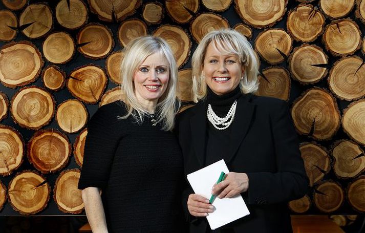 Sólveig Eiríksdóttir og Valgerður Matthíasdóttir verða saman í Íslandi í dag og munu töfra fram holla og fljótlega rétti fyrir alla. Fréttablaðið/Vilhelm