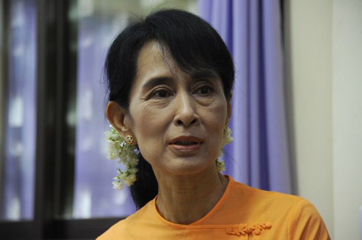 Aung San Suu Kyi.