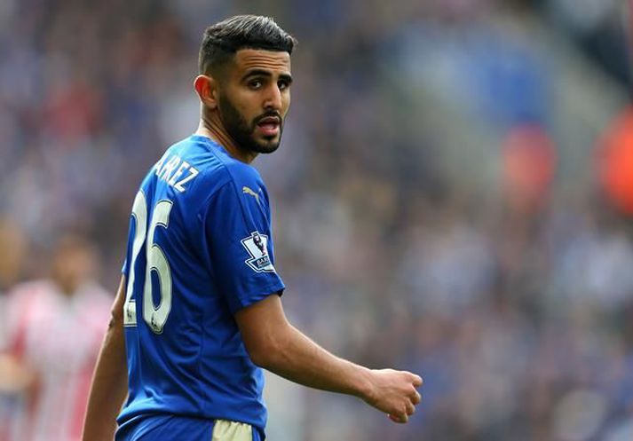 Mahrez hefur átt frábært tímabil með Leicester.