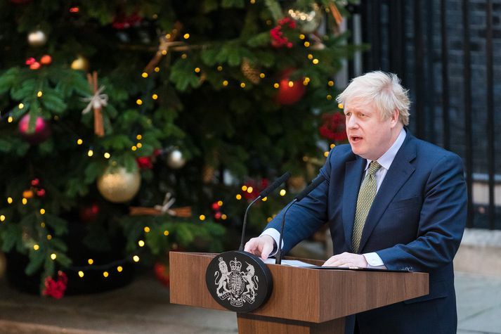 Boris Johnson, forsætisráðherra og leiðtogi Íhaldsflokksins, ætlar að klára Brexit fyrir 31. janúar.