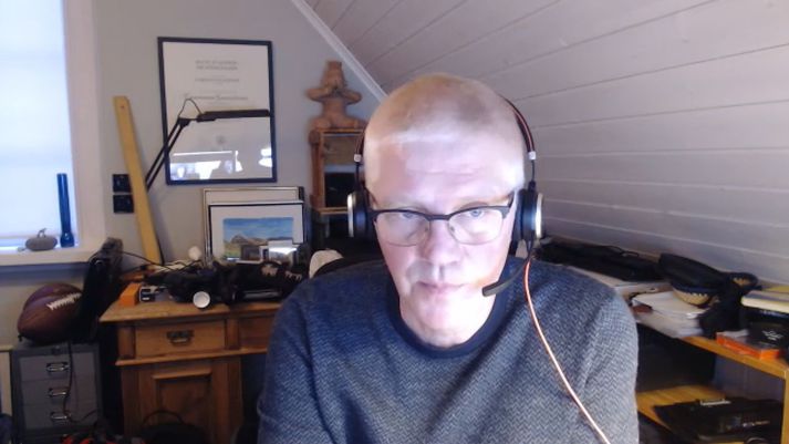 Þorsteinn Sæmundsson, jarðfræðingur hjá Jarðvísindastofnun.