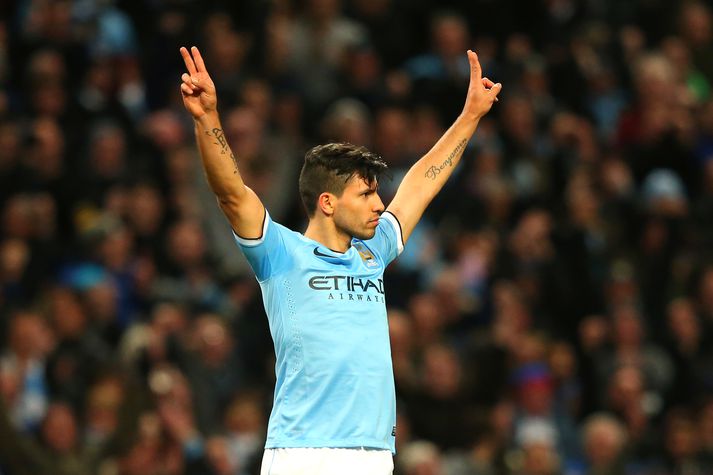 Agüero mætir eflaust tvíefldur í seinni leikinn.