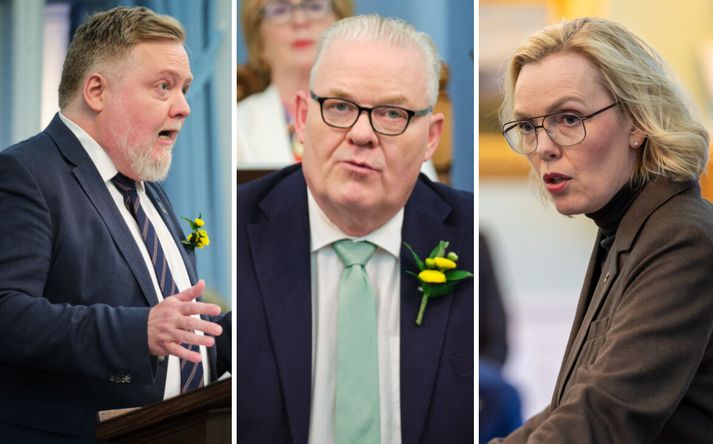 Formenn stjórnarandstöðuflokkanna stigu allir í pontu og kröfðu forsætisráðherra svara vegna stöðunnar í efnahagsmálum.