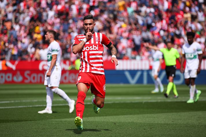 Taty Castellanos skoraði öll fjögur mörk Girona í kvöld.