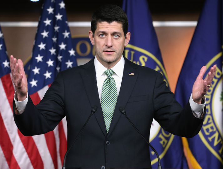 Paul Ryan, forseti þingins og leiðtogi repúblikana.