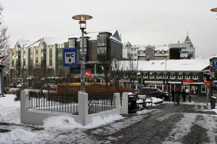 Núllið við Bankastræti. 