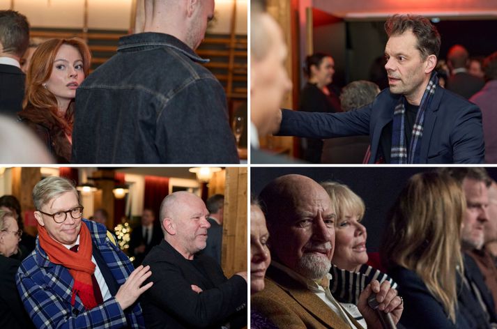 Gísli Marteinn, Molly Mitchell, Björn Thors og Egill Ólafs voru mætt á frumsýningu jólasýningar Þjóðleikhússins.
