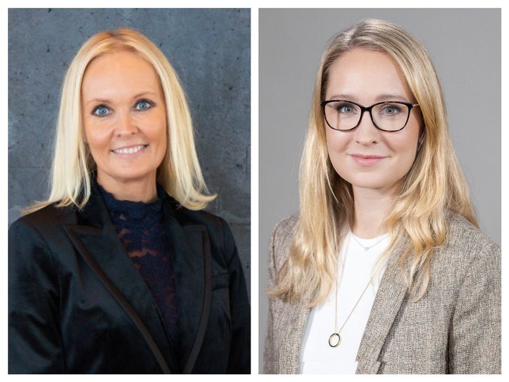 Sigríður Margrét og Anna Hrefna eru mágkonur. 