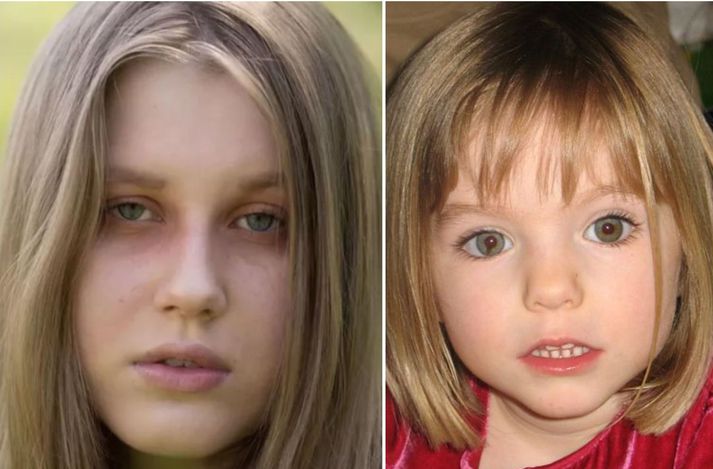 Julia fékk mikla athygli eftir að hæun hélt því fram að hún væri í raun og verur Madeleine McCann.