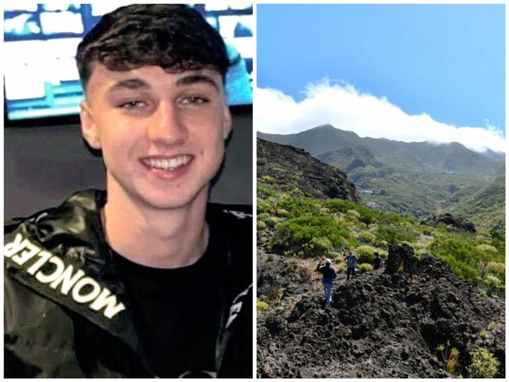 Síðast þegar vitað var af honum ætlaði hann að ganga heim yfir hrjóstrugt landslag eyjunnar. Það var á mánudagsmorguninn.