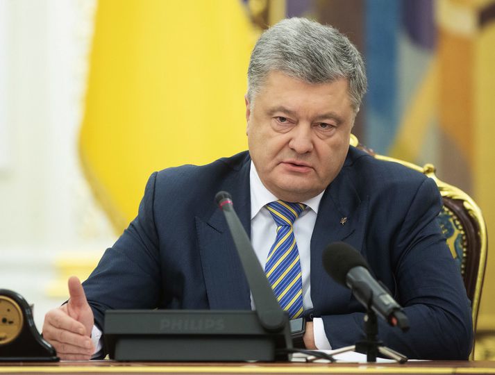 Petro Poroshenko, forseti Úkraínu.
