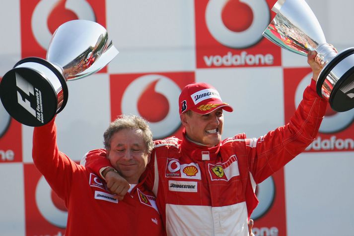 Jean Todt og Michael Schumacher voru óstöðvandi saman.