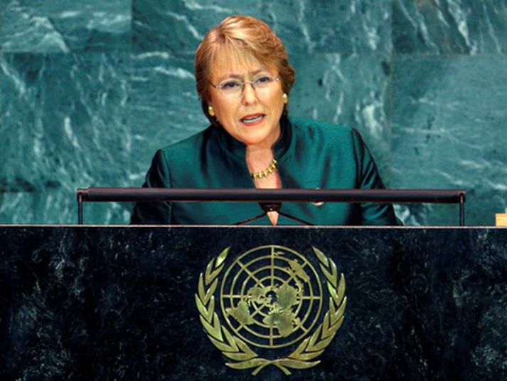 Michelle Bachelet er framkvæmdastýra UN Women