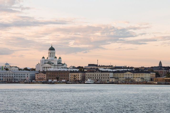 Frá finnsku höfuðborginni Helsinki.