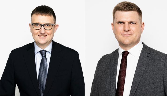 Mogens Mogensen og Gísli Halldórsson eru sjóðstjórar hlutabréfa hjá Íslandssjóðum.