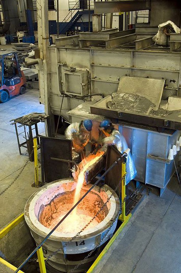 Verksmiðja Silicor Materials í Kanada er heldur smærri en verksmiðjan sem horft er til að koma upp á Grundartanga.