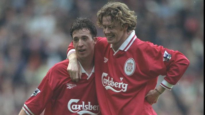 Steve McManaman og Robbie Fowler.