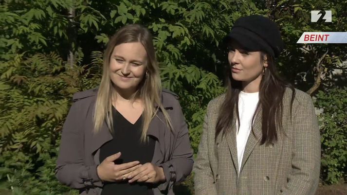 María Rut Kristinsdóttir (t.v) og Ingileif Friðriksdóttir eru meðal þeirra sem skipuleggja fundinn.