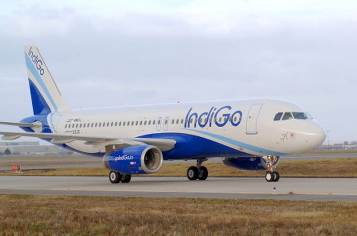 Airbus 320 í litum IndiGo