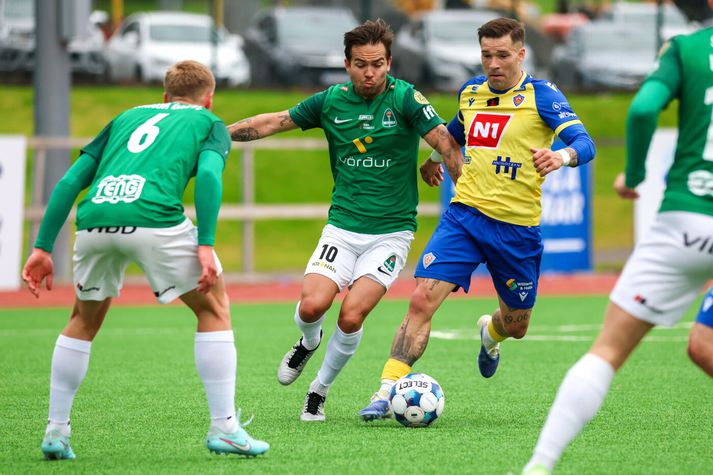 KA-maðurinn Hallgrímur Mar Steingrímsson skoraði mikið í sumar en bjó líka mikið til fyrir liðsfélagana.