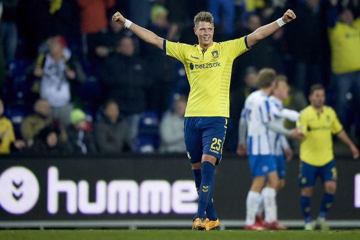 Hólmbert Aron Friðjónsson lék síðast með danska liðinu Bröndby.