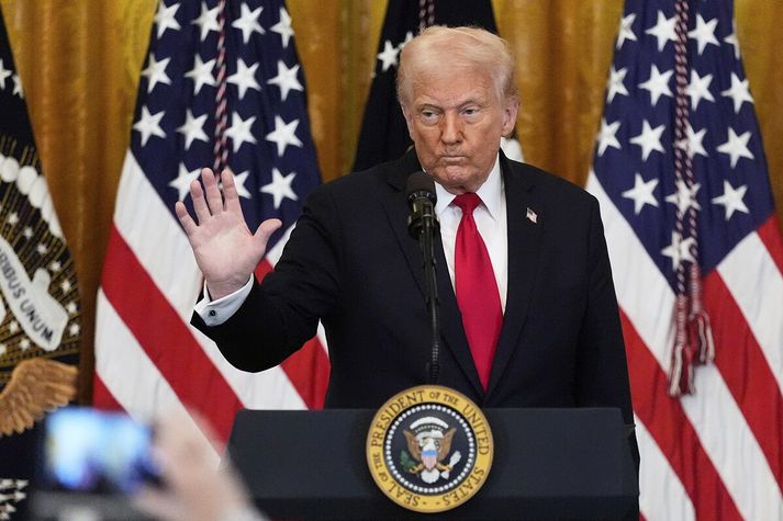 Donald Trump, forseti Bandaríkjanna.