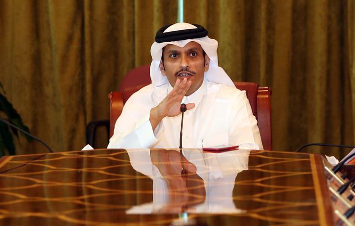 Sheikh Mohammed bin Abdulrahman al-Thani, utanríkisráðherra Katar, er kokhraustur þrátt fyrir mótlætið.