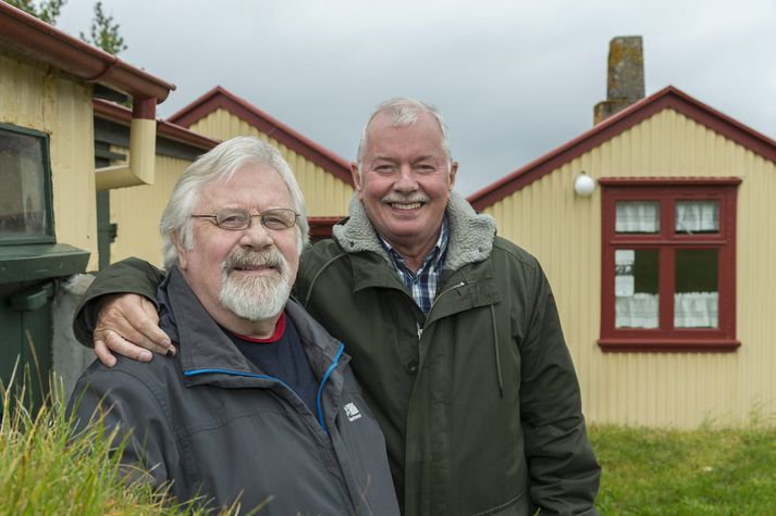 Þeir Ágúst og Helgi eiga margar góðar minningar frá ferli Ríó tríós.  