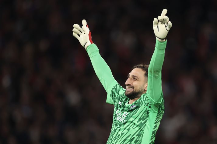 Gianluigi Donnarumma og félagar í Paris Saint-Germain mæta Inter í úrslitaleik Meistaradeildar Evrópu 31. maí næstkomandi. Leikurinn fer fram á Allianz Arena í München.