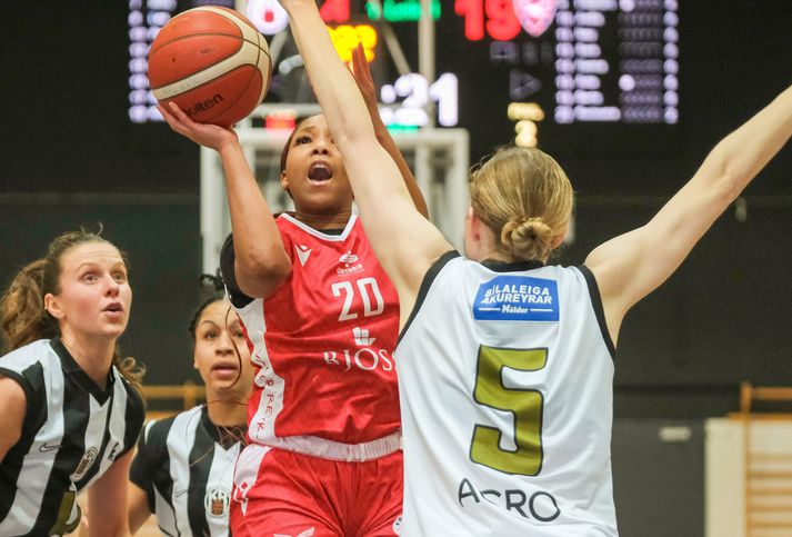 Reshawna Rosie Stone lék á als oddi fyrir Val í þessum leik. 