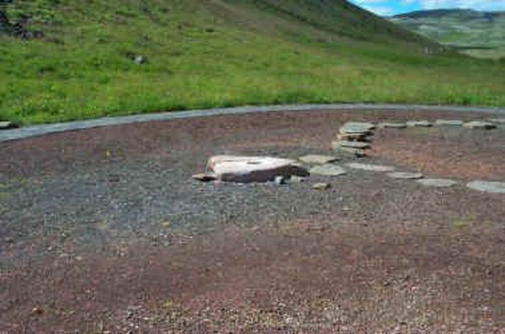 Grýla í Ölfussdal þekktasti hver Hveragerðis.