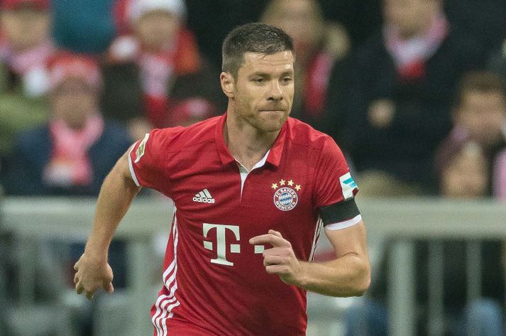 Xabi í leik með Bayern.