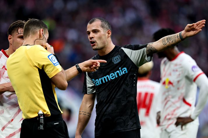Granit Xhaka og félagar töpuðu mikilvægum stigum.