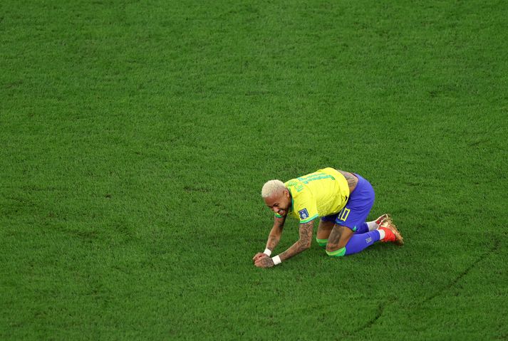 Neymar bugaðist einfaldlega eftir að Brasilía féll úr leik.