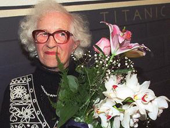 Millvina var aðeins 9 vikna þegar Titanic fórst. Mynd/ AFP.