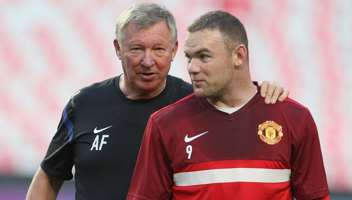 Ferguson og Rooney.