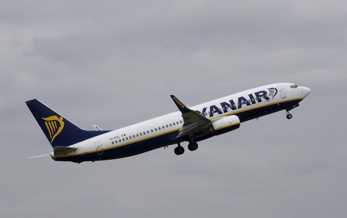 Maðurinn var á leið til Pisa með vél Ryan AIr.