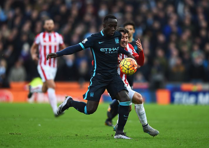 Bacary Sagna var í vandræðum gegn Stoke.