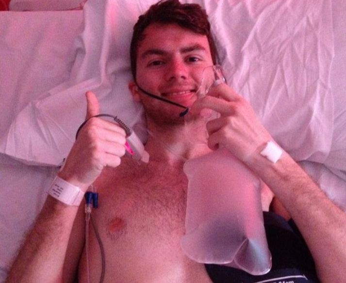Stephen Sutton sendi aðdáendum sínum kveðju 23. apríl þar sem