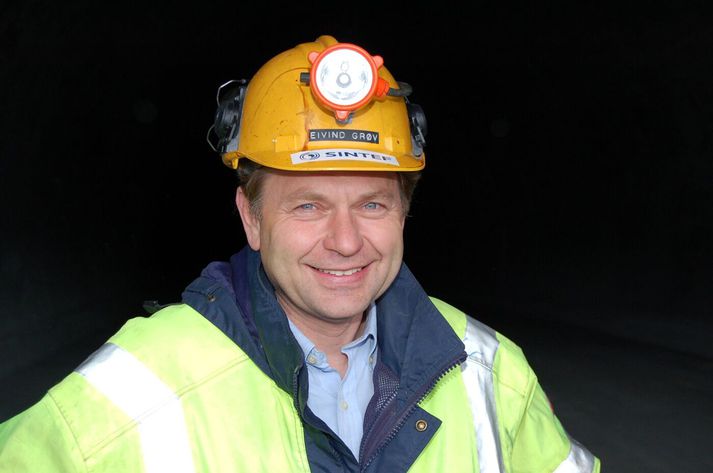 Eivind Grøv hefur gífurlega reynslu af gerð jarðganga.