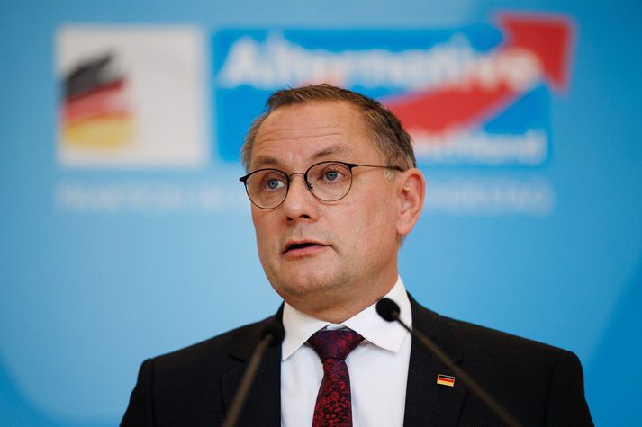 Tino Chrupalla, annar leiðtoga flokksins Valkostur fyrir Þýskaland, eða AfD.